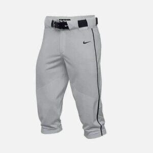 Nike Big Kids Boys' Baseball Pants (Grey/Blue) Size Large